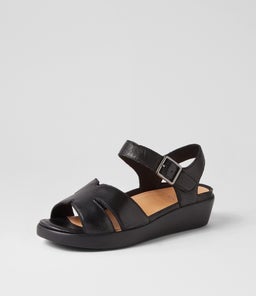 MEYGAN W ZR BLACK LEATHER