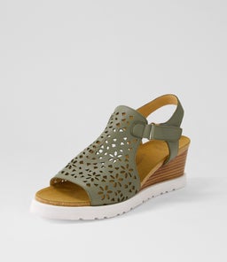 PERYNN W ZR OLIVE LEATHER