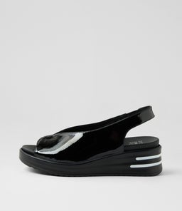 STOWE XW ZR BLACK BLACK SOLE PATENT LEATHER