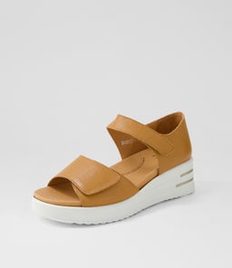 SUNNIEYS XW ZR DK TAN WHITE SOLE LEATHER