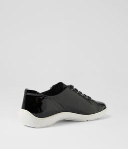 WEMMER XF ZR BLACK WHITE SOLE PATENT LEATHER