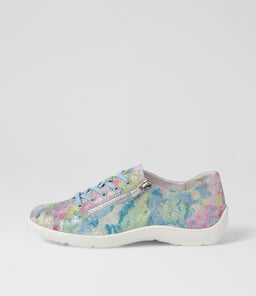WEMMER XF ZR BLUE MULTI WHITE SOLE LEATHER