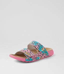 YAVA W ZR MULTI LEOPARD NUBUCK