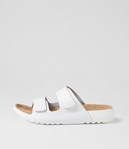 YAVA W ZR WHITE LEATHER