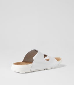 YAVA W ZR WHITE LEATHER