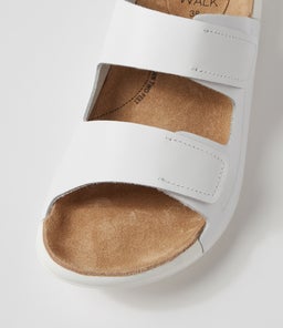 YAVA W ZR WHITE LEATHER