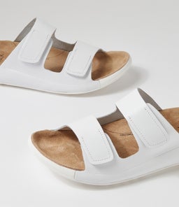 YAVA W ZR WHITE LEATHER