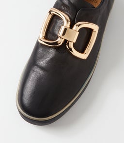 ZEKI W ZR BLACK BLACK SOLE LEATHER