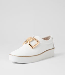 ZEKI W ZR WHITE WHITE SOLE LEATHER