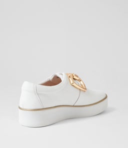 ZEKI W ZR WHITE WHITE SOLE LEATHER