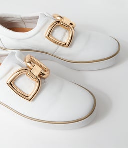ZEKI W ZR WHITE WHITE SOLE LEATHER