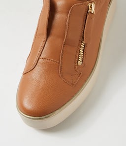 ZIKTA W ZR DK TAN MILK SOLE LEATHER