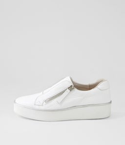 ZIKTA W ZR WHITE WHITE SOLE LEATHER