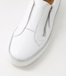 ZIKTA W ZR WHITE WHITE SOLE LEATHER
