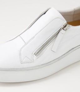 ZIKTA W ZR WHITE WHITE SOLE LEATHER