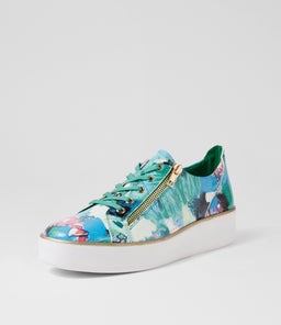 ZISSY W ZR GREEN MIX PATENT LEATHER