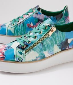 ZISSY W ZR GREEN MIX PATENT LEATHER
