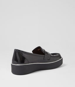 ZULIE W ZR BLACK BLACK SOLE WRINKLE PATENT