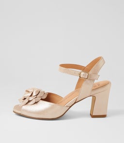 AGGIE W ZR NUDE SHIMMER LEATHER