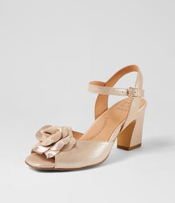 AGGIE W ZR NUDE SHIMMER LEATHER