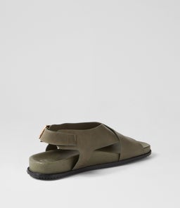 HANAKO W ZR OLIVE LEATHER