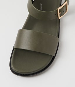 HAMMIL W ZR OLIVE LEATHER