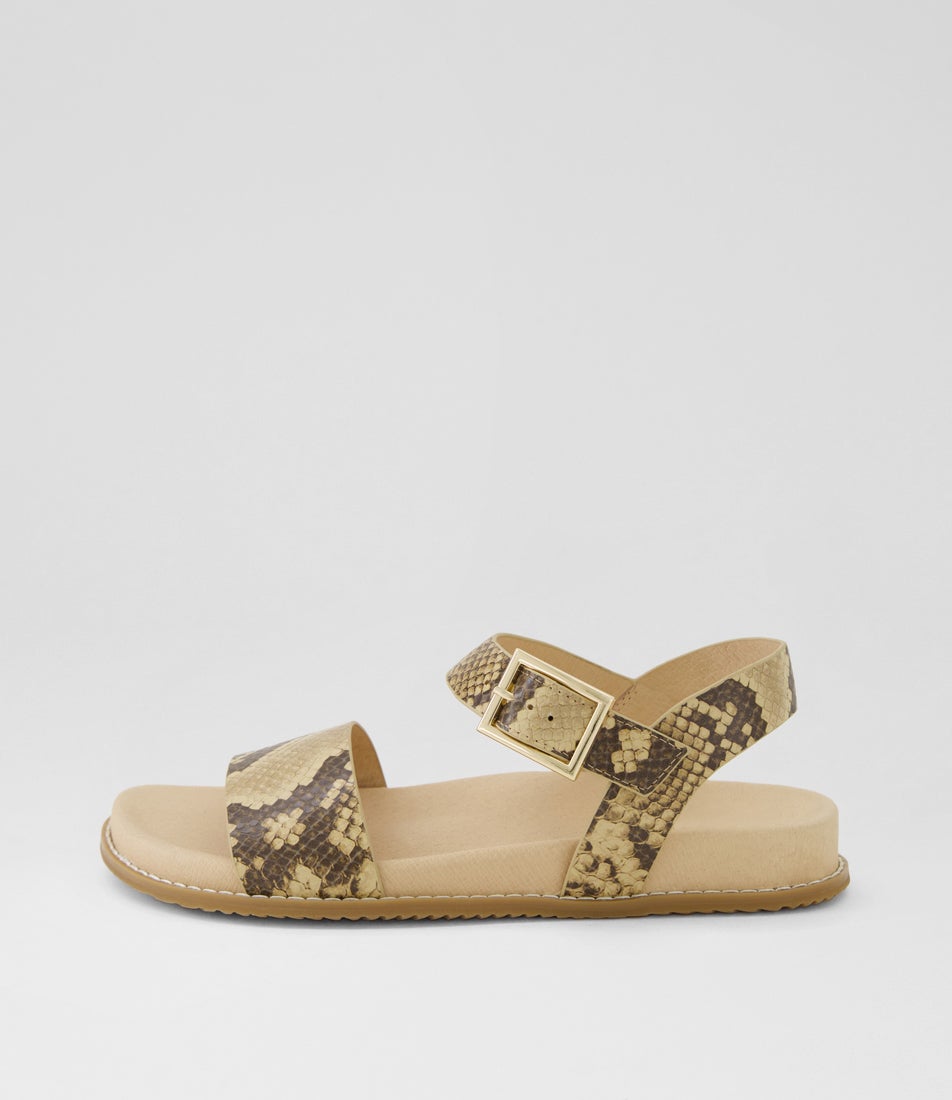 Hammil W Camel Choc Leather Sandals Hammil W Camel Choc Leather Sandals