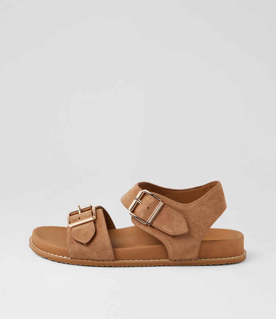 Hastice W Light Choc Suede Sandals