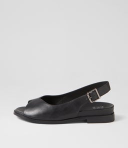 JENAI W ZR BLACK LEATHER