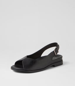 JENAI W ZR BLACK LEATHER