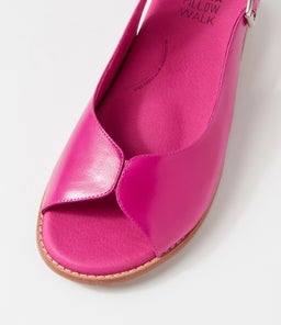 JENAI W ZR FUCHSIA LEATHER