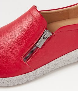 SENAN XF ZR DK RED TUMBLE LEATHER