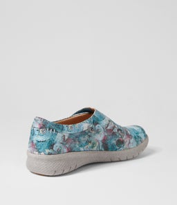 SATORU XF ZR TEAL MULTI LEATHER