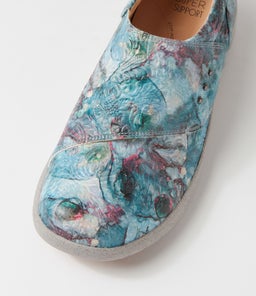 SATORU XF ZR TEAL MULTI LEATHER