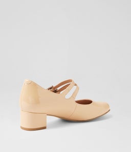 KAROLY W ZR NUDE PATENT LEATHER