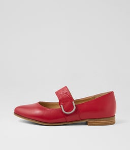 OKLA XF ZR DK RED LEATHER