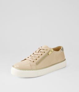 PRYOR XF ZR LATTE PALE GOLD PATENT LEATHER