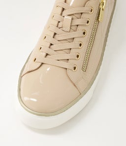 PRYOR XF ZR LATTE PALE GOLD PATENT LEATHER