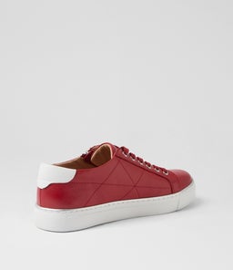 PRYOR XF ZR DARK RED WHITE LEATHER