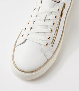 PRYOR XF ZR WHITE PALE GOLD LEATHER