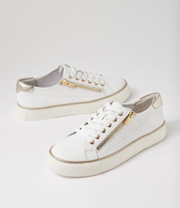 PRYOR XF ZR WHITE PALE GOLD LEATHER