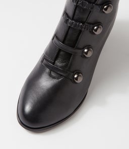 GWION W ZR BLACK BLACK HEEL LEATHER