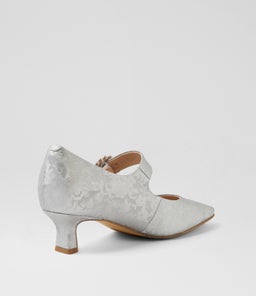 ORIZIA XW ZR SILVER SATIN LEATHER