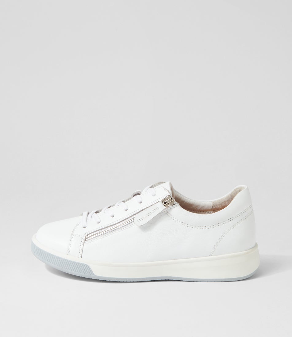 Aito Xf White Leather Sneakers