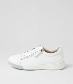 Aito Xf White Leather Sneakers Aito Xf White Leather Sneakers
