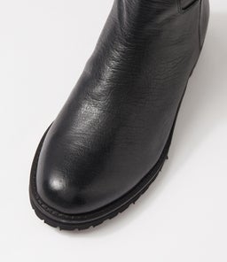 MARTHE W ZR BLACK BLACK HEEL LEATHER STRETCH SMOOTH