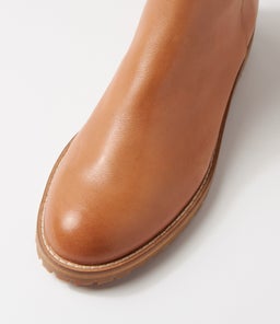 MARTHE W ZR TAN LEATHER STRETCH SMOOTH