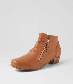 QUENNO XW ZR DK TAN LEATHER