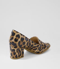 VAMITY XW ZR CAMEL LEOPARD PATENT LEATHER