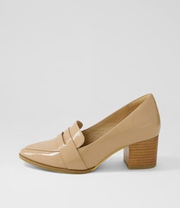 VAMITY XW ZR TAUPE PATENT LEATHER